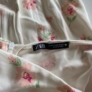 White Floral Satin Max Dress